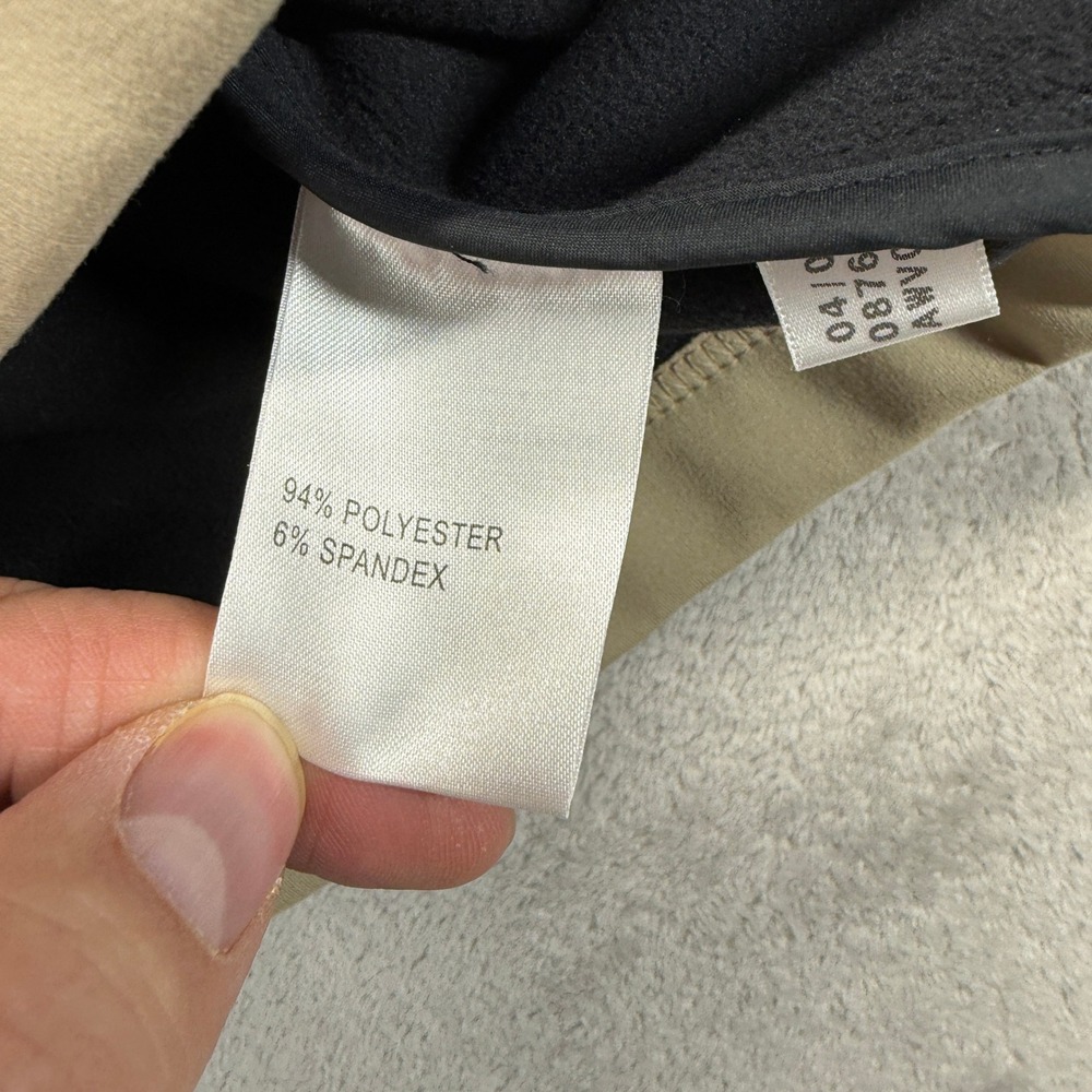 adidas Men's Sleeveless Vest in Tan with Black Trim - Picture 7 of 12